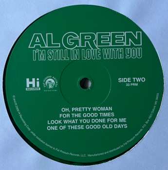 LP Al Green: I'm Still In Love With You LTD | CLR