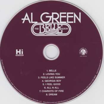 CD Al Green: The Belle Album