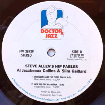 LP Slim Gaillard: Steve Allen's Hip Fables CLR