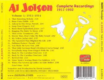 CD Al Jolson: Vol. 1: 1911-14