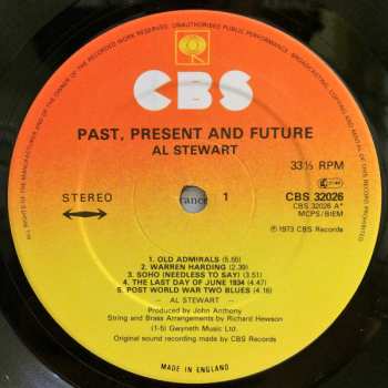 LP Al Stewart: Past, Present & Future