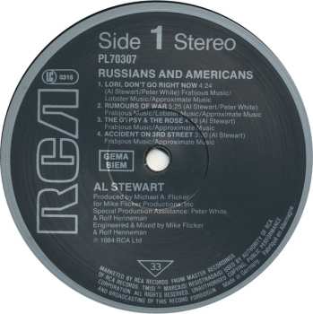 LP Al Stewart: Russians & Americans