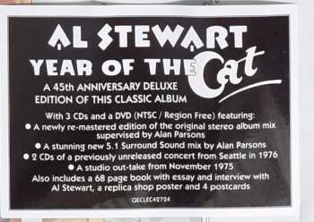 3CD/DVD/Dobozkészlet Al Stewart: Year Of The Cat DLX | LTD
