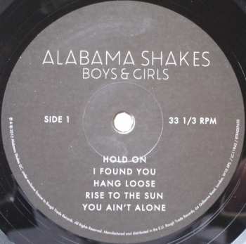 LP/SP Alabama Shakes: Boys & Girls LTD