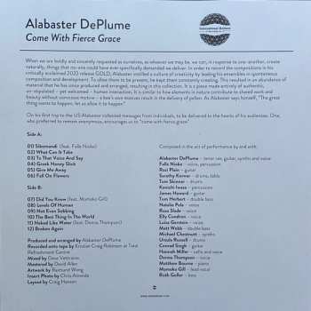 LP Alabaster DePlume: Come With Fierce Grace LTD