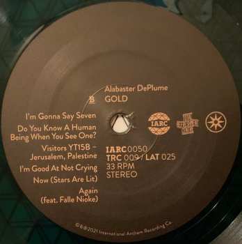 2LP Alabaster DePlume: Gold - Go Forward In The Courage Of Your Love CLR | LTD