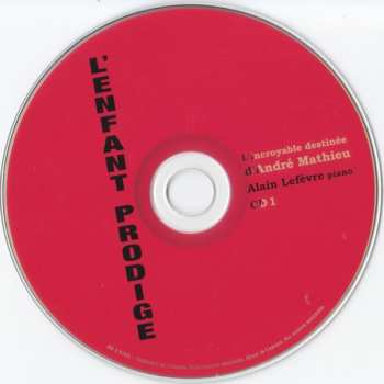 2CD André Mathieu: L'Enfant Prodige: L'Incroyable Destinée D'André Mathieu - Bande Originale Du Film