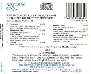 CD Alain Presencer: The Singing Bowls Of Tibet
