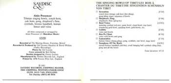 CD Alain Presencer: The Singing Bowls Of Tibet