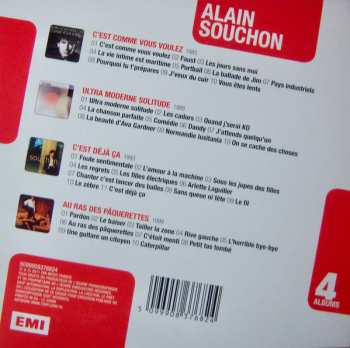 4CD/Dobozkészlet Alain Souchon: 4 Albums