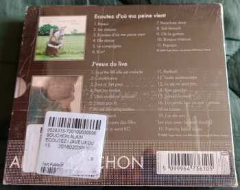 2CD/Dobozkészlet Alain Souchon: Ecoutez D'Où Ma Peine Vient / J'Veux Du Live LTD