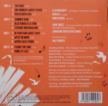 2LP Alan Broadbent: Broadbent Plays Brubeck (At Abbey Road) CLR | LTD