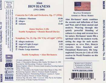 CD Seattle Symphony Orchestra: Symphony No.22 "City Of Light" / Cello Concerto