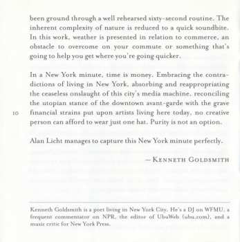 2CD Alan Licht: A New York Minute