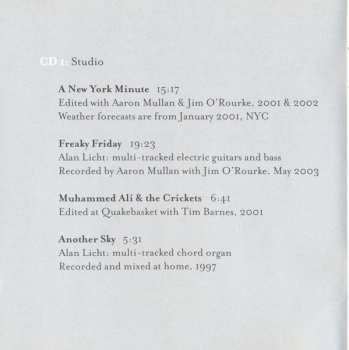 2CD Alan Licht: A New York Minute