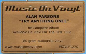 2LP Alan Parsons: Try Anything Once