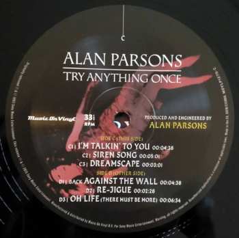 2LP Alan Parsons: Try Anything Once
