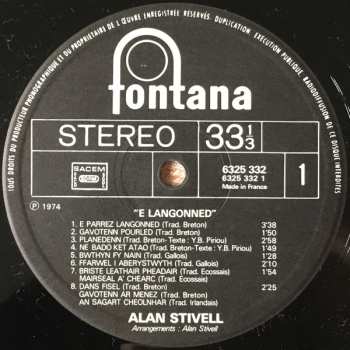 LP Alan Stivell: E Langonned = A Langonnet