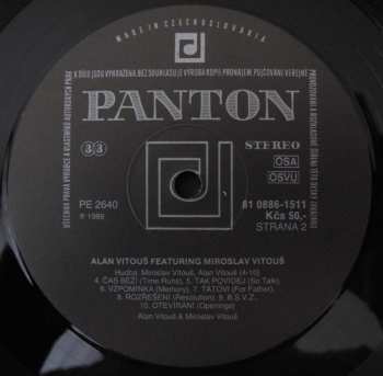 LP Miroslav Vitous: Alan Vitouš Featuring Miroslav Vitouš