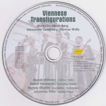 CD Alban Berg: Viennese Transfigurations