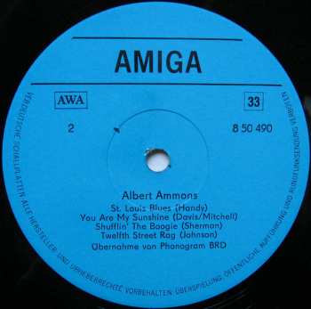 LP Albert Ammons: Albert Ammons
