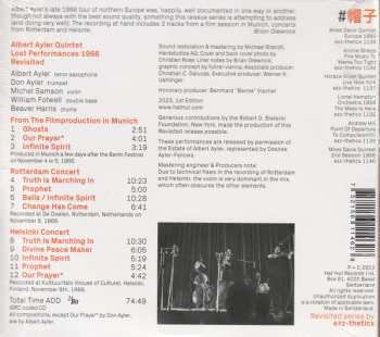 CD Albert Ayler Quintet: Lost Performances 1966 Revisited
