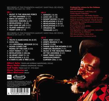 4CD/Dobozkészlet Albert Ayler: Revelations - The Complete ORTF 1970 Fondation Maeght Recordings DLX | LTD