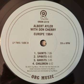 4LP/Dobozkészlet Don Cherry: Europe 1964 LTD