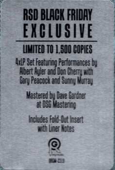 4LP/Dobozkészlet Don Cherry: Europe 1964 LTD