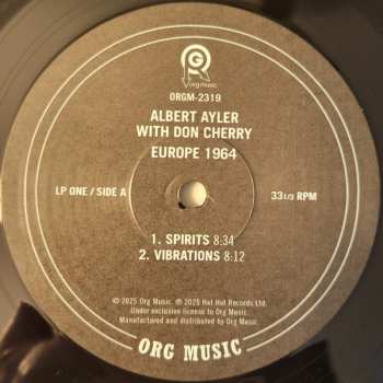 4LP/Dobozkészlet Don Cherry: Europe 1964 LTD