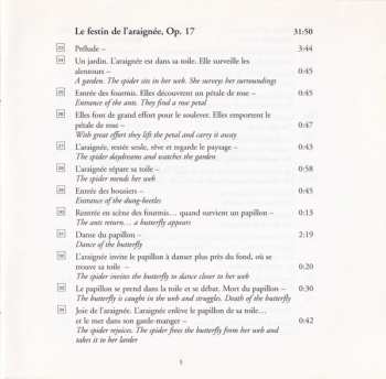 CD BBC Philharmonic: Bacchus & Ariadne: Le festin de l`araignée, Op.17, (Complete)