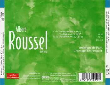 CD Orchestre De Paris: Symphony No. 1 "Le Poème De La Forêt" & Symphony No. 4