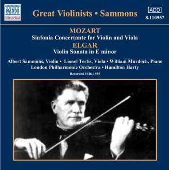 CD Wolfgang Amadeus Mozart: Sinfonia Concertante For Violin And Viola / Violin Sonata In E Minor