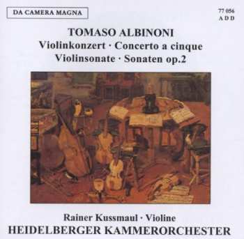 Album Albinoni / Kussmaul / Heidelberg: Violin Cons