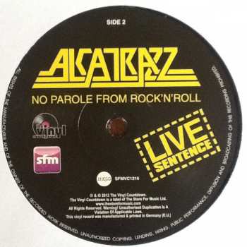 LP Alcatrazz: Live Sentence - No Parole From Rock 'n' Roll