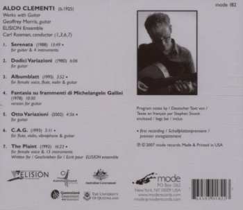 CD Aldo Clementi: Works With Guitar