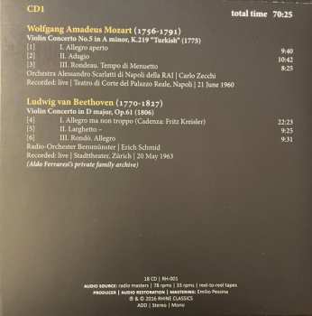 18CD/Dobozkészlet Aldo Ferraresi: The Art Of Violin 1 - Aldo Ferraresi: 1923-1979 Unreleased Recordings DLX