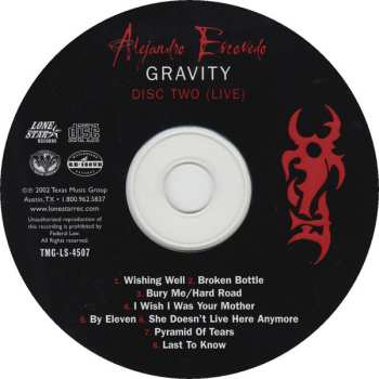 2CD Alejandro Escovedo: Gravity
