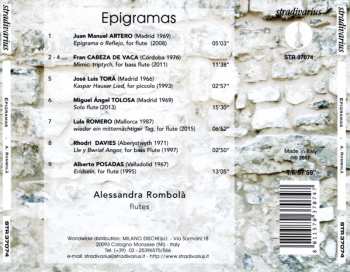 CD Alessandra Rombolá: Epigramas