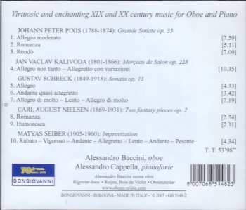 CD Alessandro Baccini: Virtuosic And Enchanting XIX And XX Century Music For Oboe And Piano