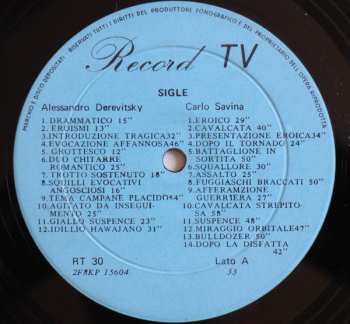 Album Piero Umiliani: Sigle / Visioni Paesaggistiche