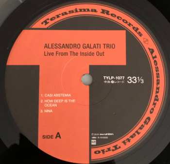 LP Alessandro Galati Trio: Live From The Inside Out