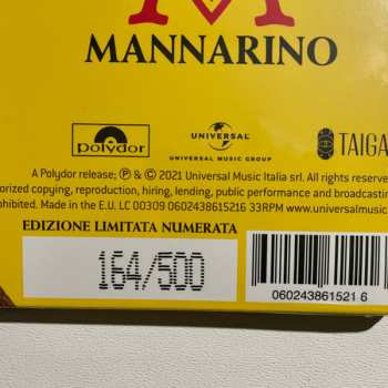 2LP Alessandro Mannarino: V LTD | NUM | CLR