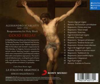 CD Alessandro Scarlatti: Good Friday - Responsories Of The Holy Week