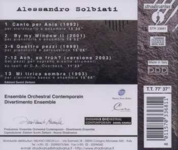 CD Divertimento Ensemble: By My Window