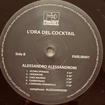 LP Alessandro Alessandroni E Il Suo Complesso: L'Ora Del Cocktail