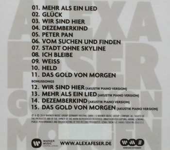 CD Alexa Feser: Gold Von Morgen DIGI