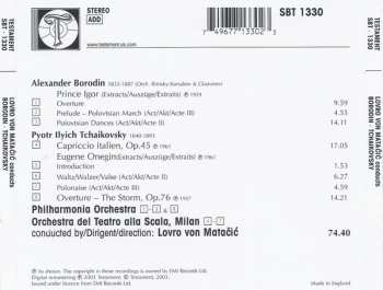 CD Pyotr Ilyich Tchaikovsky: Prince Igor - Excerpts / Capriccio Italien • Eugene Onegin - Excerpts • The Storm