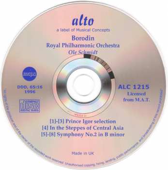 CD The Royal Philharmonic Orchestra: Symphony No. 2 / Prince Igor / Polovtsian