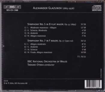 CD Alexander Glazunov: Symphonies No. 5 & 6
